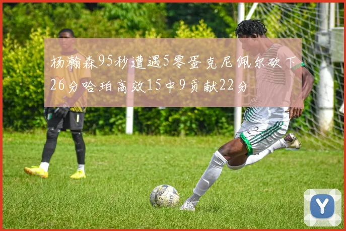 杨瀚森95秒遭遇5零蛋克尼佩尔砍下26分哈珀高效15中9贡献22分